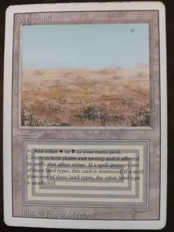 MTG Scrubland Revised Edition - Image 1