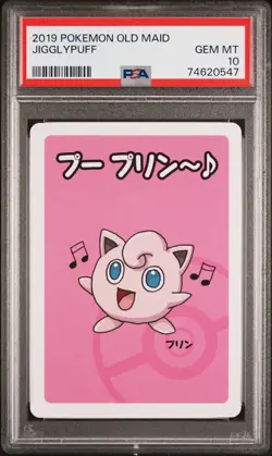 2019 Pokemon Old Maid (Series 1) - Jigglypuff PSA 10 GEM MINT - Image 2