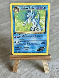 Pokemon TCG Sabrina's Golduck 30/132 1st Edition Gym Challenge (English) - NM - Image 1