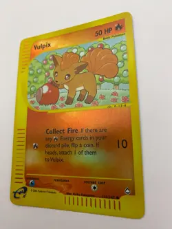 Pokemon Card - Reverse-Holo Vulpix 116/147 Aquapolis *LP* e-Card Common - Image 5