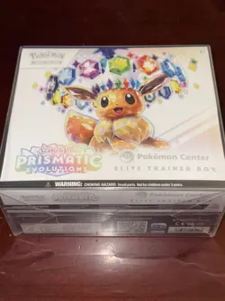 Prismatic Evolutions Pokemon Center Elite Trainer Box Exclusive ETB New Sealed - Image 2
