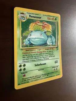 Venusaur 18/130 Base Set 2 - Pokemon TCG Holo Rare 2000 WOTC - LP - Image 3