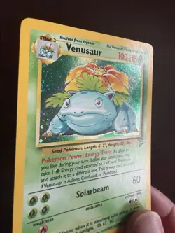 Venusaur 18/130 Base Set 2 - Pokemon TCG Holo Rare 2000 WOTC - LP - Image 5