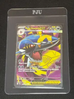 Pokemon MEGA SHARPEDO EX 113/094 - Phantasmal Flames - ULTRA RARE FULL ART - Image 3