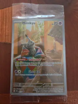 Mimikyu SVP075 Black Star Promos Paldean Fates Full Art Holo Pokemon TCG 2024 NM - Image 1