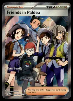 Pokemon TCG Prismatic Evolutions #137/131 Friends in Paldea - Image 1