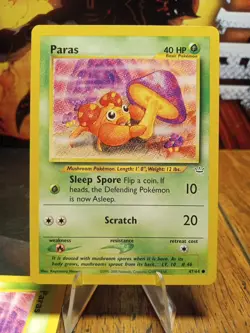 2000 Pokemon Neo Revelation Paras #47 VLP - Image 1