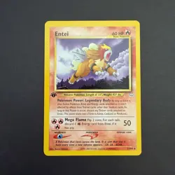 Pokemon TCG Entei 17/64 (1st Edition / Neo Revelation / 2001 / NM / Mint) - Image 1
