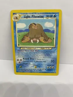 Light Piloswine 26/105 Rare - NM-LP - Neo Destiny Pokemon Card - Image 1
