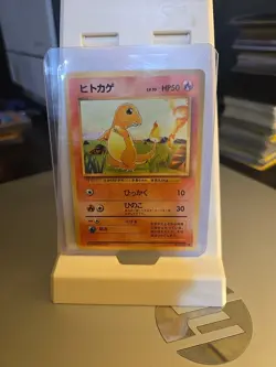Charmander No. 004 1996 Base Set Non-Holo Japanese Pokemon Card ORIGINAL!! - Image 1