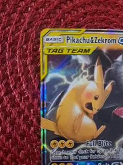 Pikachu & Zekrom GX Tag Team Pokemon Card 33/181 - Image 2