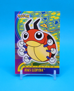 Pokemon Card - Ledyba #165 - Johto Series - Topps - Image 1