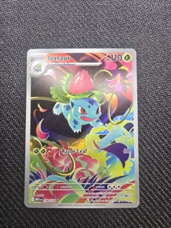 Pokemon Mega Evolution Ivysaur Illustration Card 134/132 Fresh From Pack - Image 1