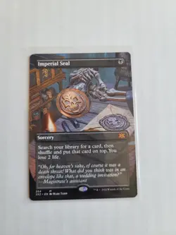 MTG Imperial Seal Borderless Double Masters 2022 Pack Fresh NM+ Magic Card #354 - Image 4