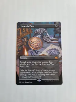 MTG Imperial Seal Borderless Double Masters 2022 Pack Fresh NM+ Magic Card #354 - Image 5