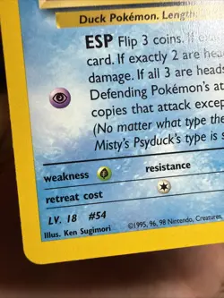 Pokemon TCG Misty's Psyduck Gym Challenge Common Card 90/132 - Image 2