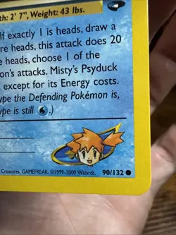 Pokemon TCG Misty's Psyduck Gym Challenge Common Card 90/132 - Image 3