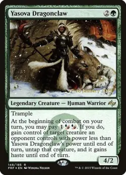 Yasova Dragonclaw -Foil Medium Play MTG Promos: Prerelease Cards - Image 1