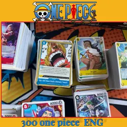 ONE PIECE TCG 300 CARD BULK NEAR MINT/ENGLISH COMMON & UNCOMMON CRD - Image 1