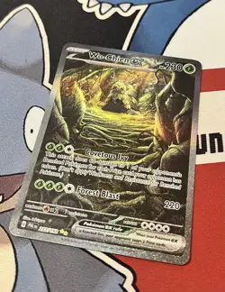 Pokemon TCG Wo-Chien EX Paldea Evolved Holo Card 257/193 Special Illustration - Image 2