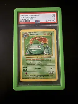 Pokemon 1999 Base Set Shadowless Holo Venusaur Charizard Blastoise 3 Cards - Image 2