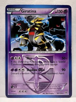 Giratina 62/135 Black & White Plasma Storm Rare Non-Holo Pokemon Card NM - Image 1