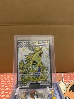 Pokemon TCG Obsidian Flames Tyranitar EX Full Art Ultra Rare Holo Card 211/197 - Image 1