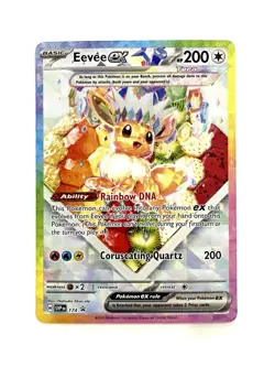 Eevee ex SVP 174 Prismatic Evolutions Black Star Promo Pokemon TCG Card NM - Image 1