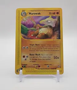 Pokemon TCG Card - Marowak 54/147 Aquapolis Uncommon Vintage E-Reader - Image 1