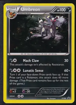 Pokemon Umbreon XY96 Holo Promo Card - Image 1