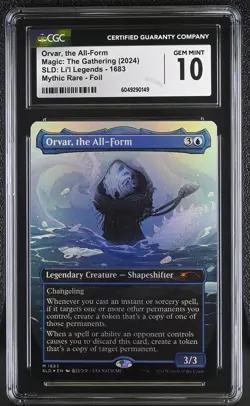 ORVAR, THE ALL-FORM Secret Lair Foil Lil Legends CGC 10 MTG [Nostalgium] - Image 1