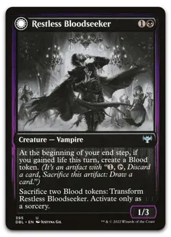 Restless Bloodseeker #395 (NM) Innistrad Double DBL Magic MTG - Image 1