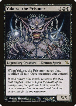 Yukora the Prisoner - Betrayers of Kamigawa MTG Rare NM Magic the Gathering - Image 1