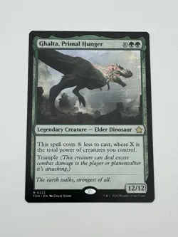 Ghalta, Primal Hunger Dinosaur Foundations MTG Magic The Gathering Commander NM - Image 1