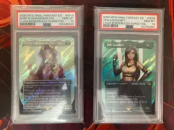 PSA 10 MTG FINAL FANTASY SURGE FOIL #0519 AERITH and #0536 TIFA - Image 1