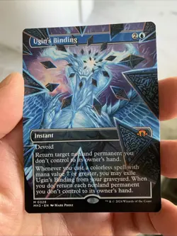 1x Ugin's Binding ~~ Borderless NM-Mint, English Modern Horizons 3 MTG Magic - Image 1
