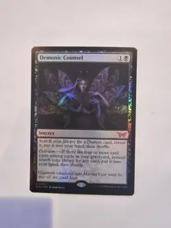 Demonic Counsel Mtg Foil Rare 0092 Duskmourn - Image 1