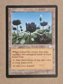 Lotus Vale - Weatherlight - Near Mint | MTG - Image 1