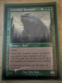 Craterhoof Behemoth (Retro Frame) Innistrad Remastered Regular - Image 1