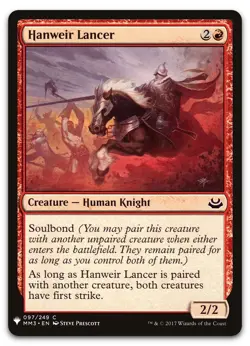 Hanweir Lancer #97 (NM) List Reprints LIST LIST Magic MTG - Image 1