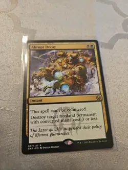 Abrupt Decay - 146 MM3: Modern Masters 2017 R NM - Image 1