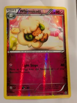 Whimsicott - 71/124 - XY Fates Collide Pokemon Reverse Holo Foil Nice! - Image 1