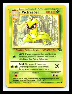 💥 Victreebel 30/64 Jungle Set Non Holo Foil Pokemon 1999 Vintage - Image 1