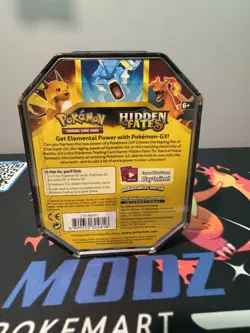 Pokemon TCG Hidden Fates Raichu GX Tin - Factory Sealed - English - Image 5