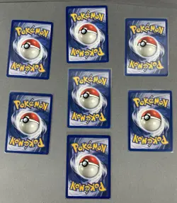 Pokemon Starters - Pikachu, Charmander , Squirtle and Bulbasaur Base Set 1999 LP - Image 2