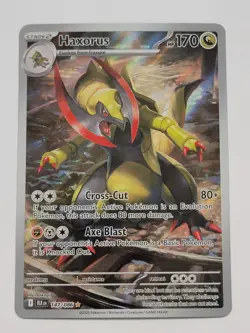Pokemon Haxorus 147/086 Black Bolt illustration Rare Near Mint NM - Image 1