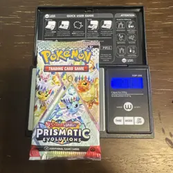21.87g HEAVY - Pokemon TCG Prismatic Evolution Booster Pack!Possible GOD - Image 1