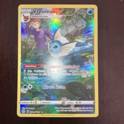 Pokemon TCG Vaporeon (Brilliant Stars TG02/TG30) Trainer Gallery Holo NM - Image 1