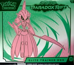 Pokemon TCG Scarlet & Violet Paradox Rift Elite Trainer Box - Iron Valiant - Image 1