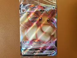 Eevee Vmax ~ Pokemon Black Star Promo ~ Full Art Holo Sealed #SWSH087 - Image 1
